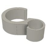 19 mm cable clip (x5)